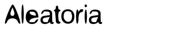 Aleatoria font