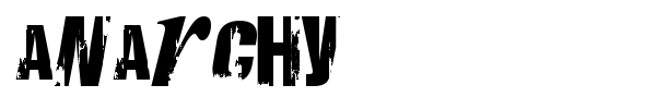 Anarchy font