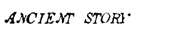 Ancient Story font