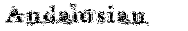 Andalusian font