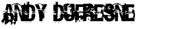 Andy Dufresne font