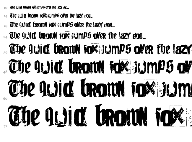 Angsterdamn font waterfall