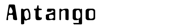 Aptango font