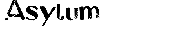Asylum font