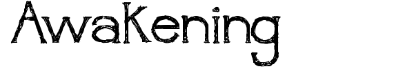 Awakening font