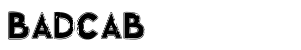 Badcab font