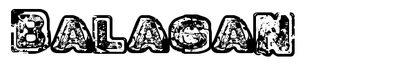 Balagan font