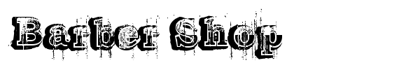Barber Shop font preview