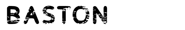 Baston font