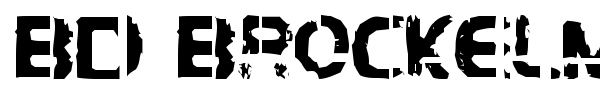 BD Brockelmann font