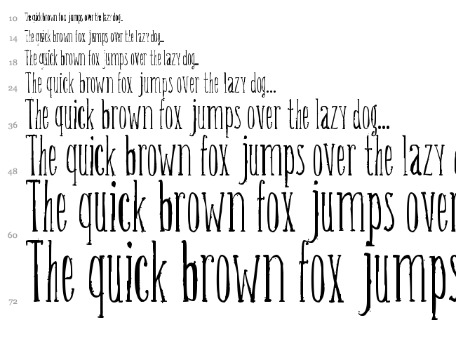 Belisa Plumilla Manual font waterfall
