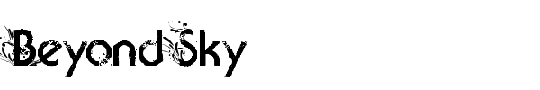 Beyond Sky font
