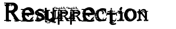 Resurrection font