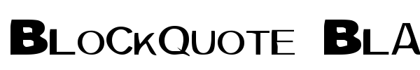 Blockquote Black font