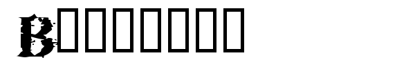 Brackish font