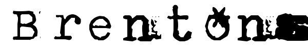 BrentonscrawlType font