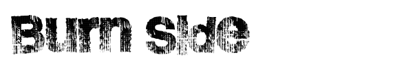 Burn Side font