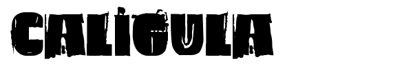 Caligula font preview