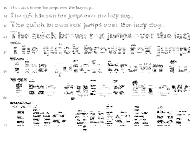 Call Me Maybe font waterfall