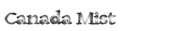 Canada Mist font