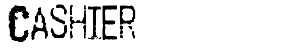 Cashier font