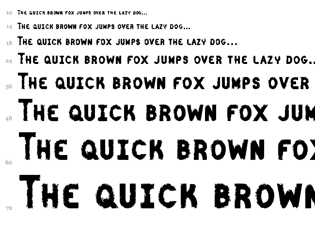 Catenary Stamp font waterfall