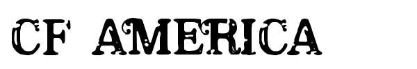 CF America font