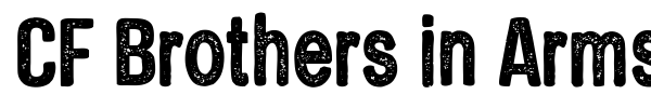 CF Brothers in Arms font