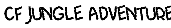CF Jungle Adventure font