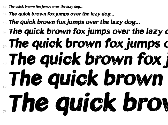 CF Legends of the Fall font waterfall