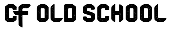 CF Old School font preview