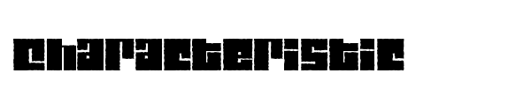 Characteristic font preview
