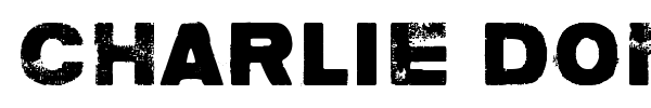 Charlie don't surf! font