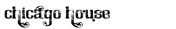 Chicago House font