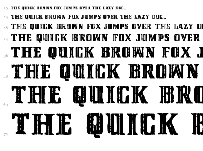 Cinquenta Mil Meticais font waterfall