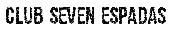 Club Seven Espadas font