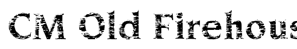 CM Old Firehouse font