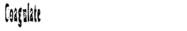 Coagulate font