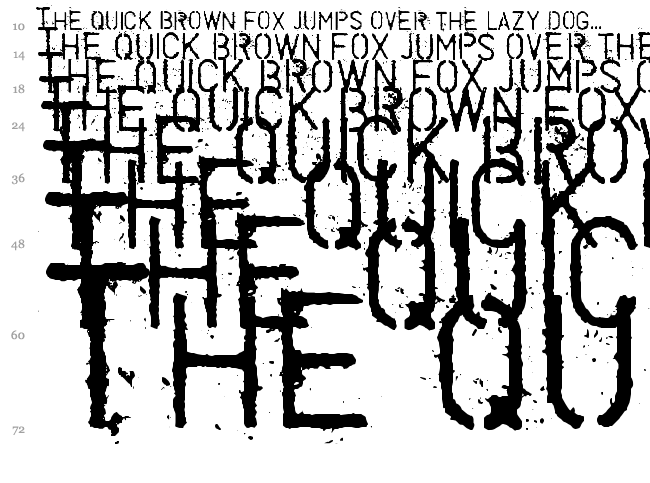 Cold Coffee font waterfall
