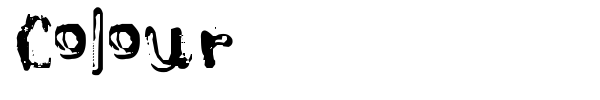 Colour Blind font