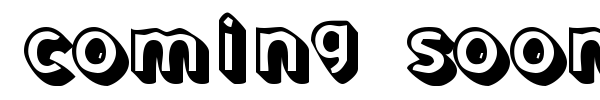Coming Soon font