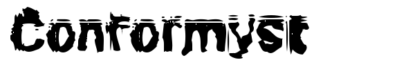 Conformyst font