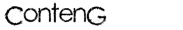 ContenG font