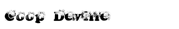 Coop Deville font