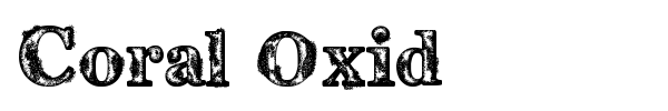 Coral Oxid font
