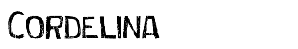 Cordelina font