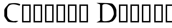 Cracked Dendrite font