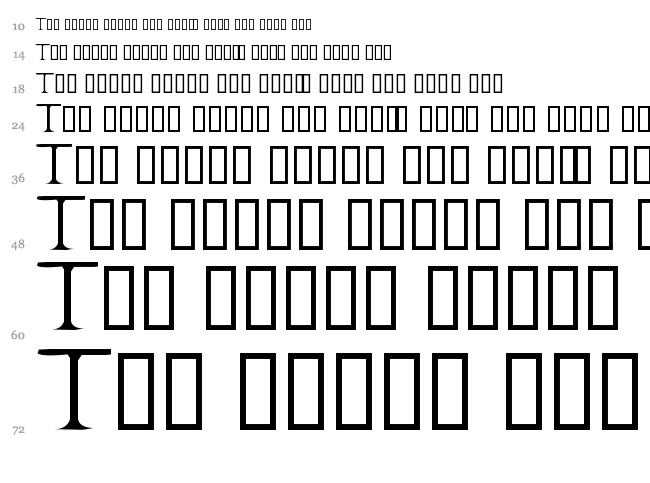Cracked Dendrite font waterfall
