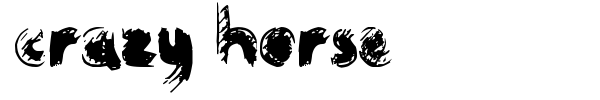 Crazy Horse font