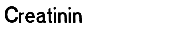 Creatinin font